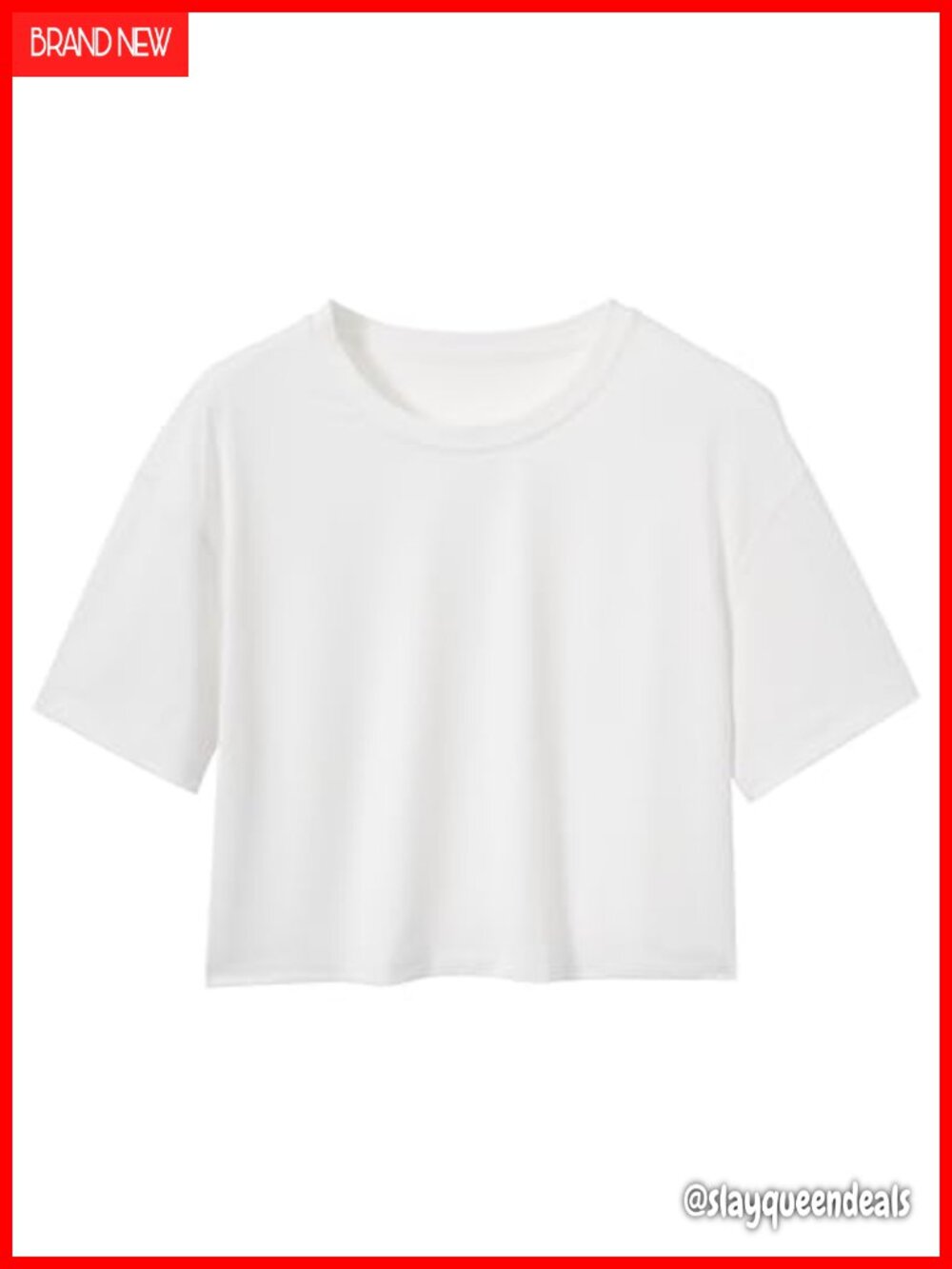 Womens Workout Crop Top Quick Dry UPF 50+ Oversized Boxy Tee Shirt